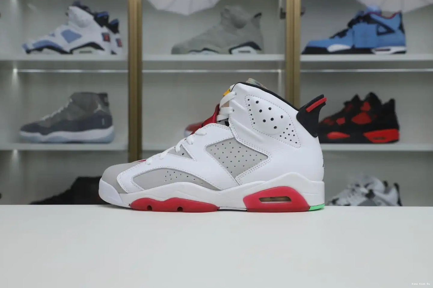 6 AIR RETRO JORDAN NEUTRAL Kimikick GREY 0628